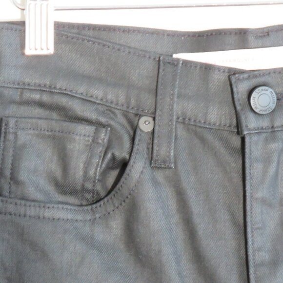 SIMON MILLER X PARAMOUNT GREASE 'Greasy' Black Coated Skinny Jeans - Size 25 - Picture 11 of 15